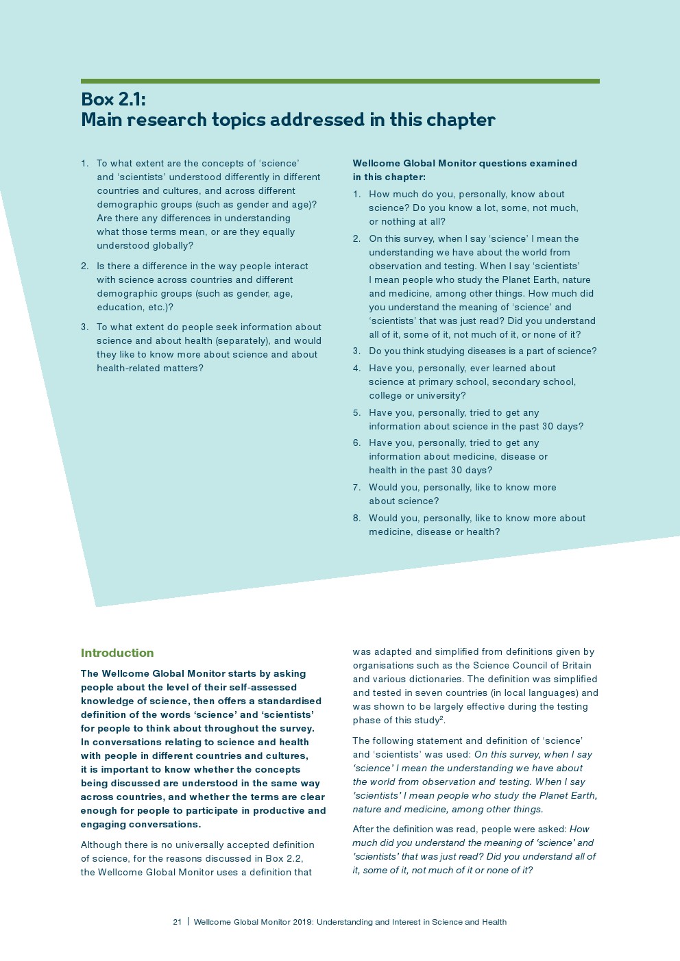 盖洛普：2018年全球科学和健康报告