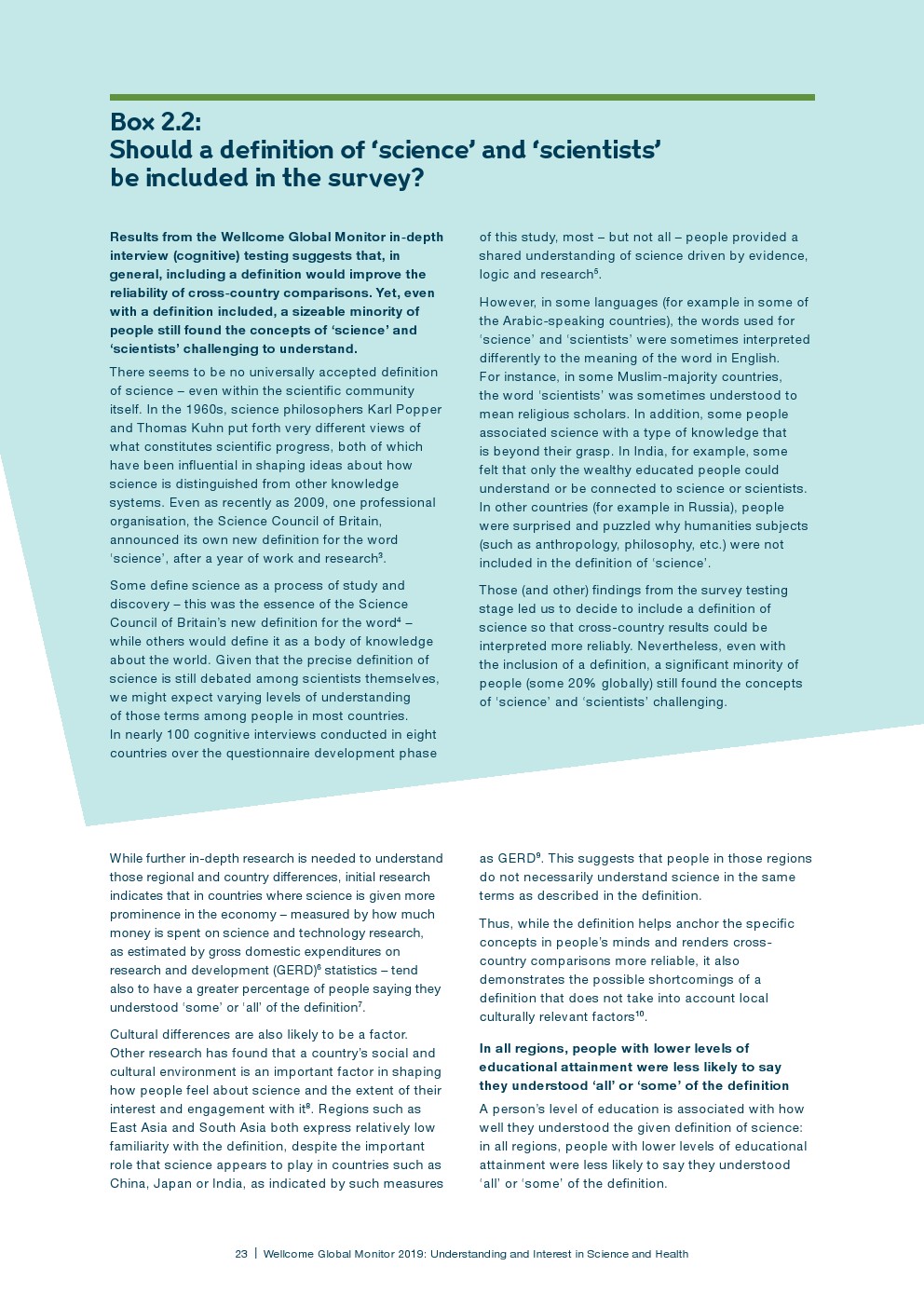 盖洛普：2018年全球科学和健康报告