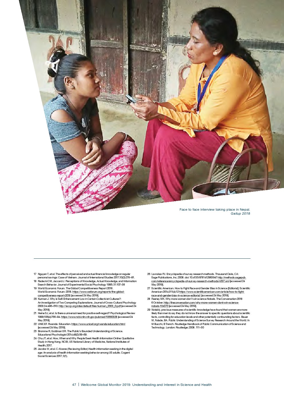 盖洛普：2018年全球科学和健康报告