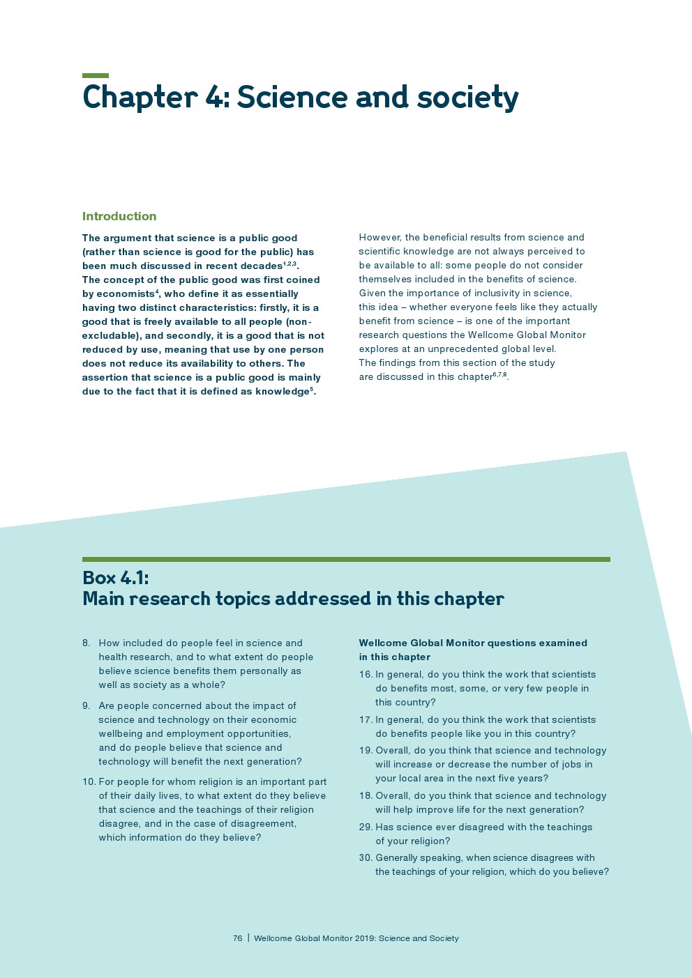 盖洛普：2018年全球科学和健康报告