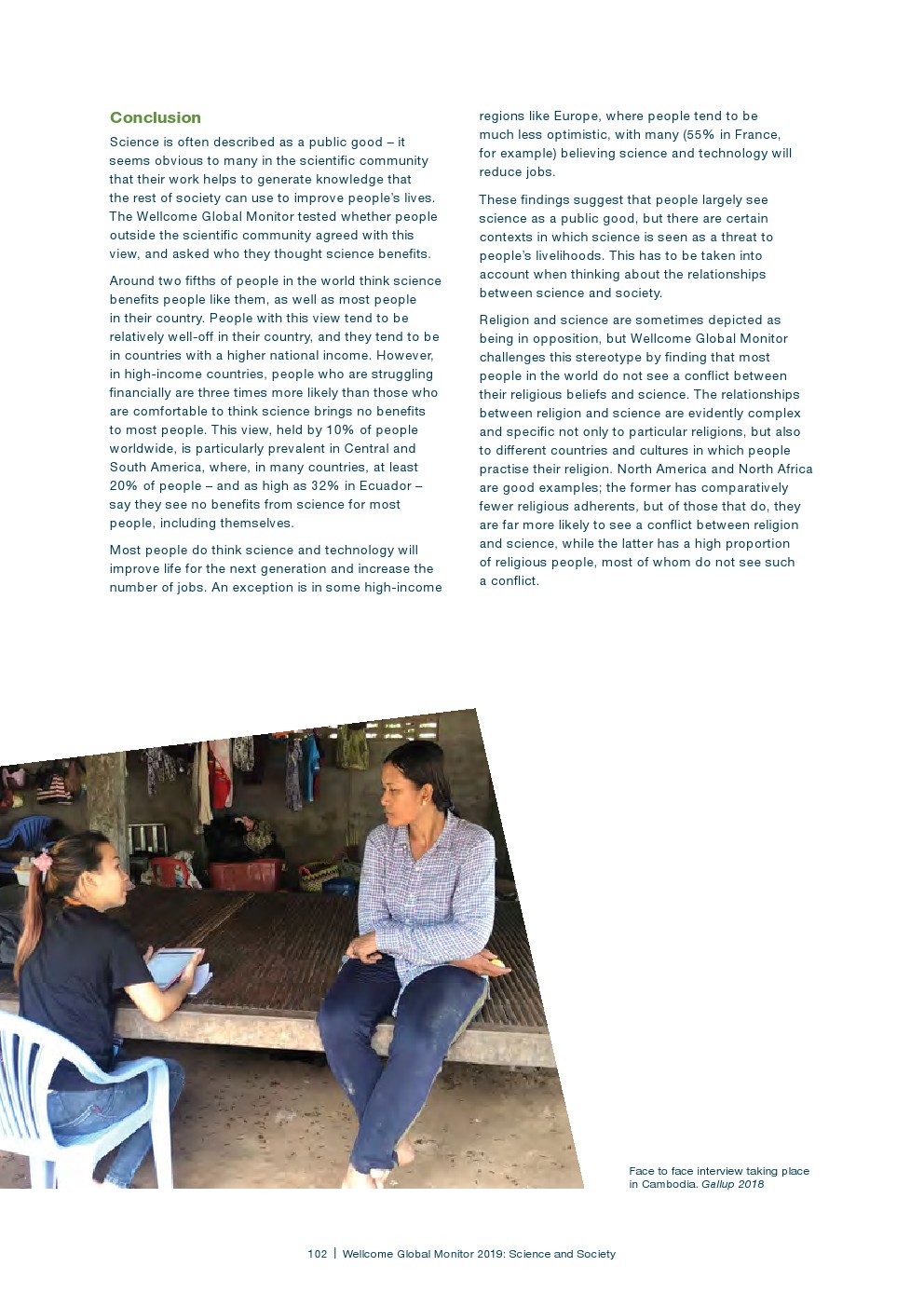 盖洛普：2018年全球科学和健康报告