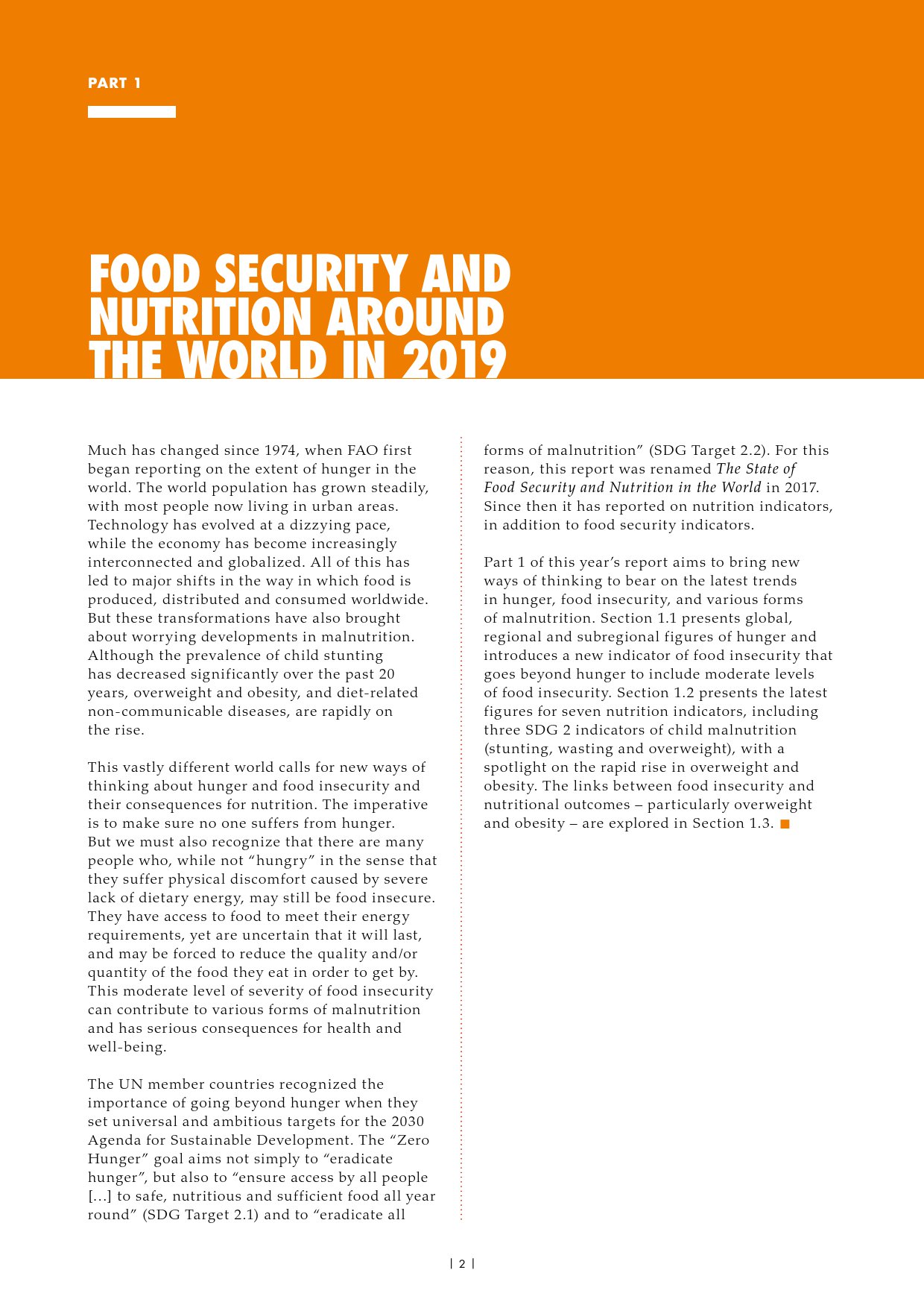 联合国粮农组织:2019年世界粮食安全和营养状况报告(239页)