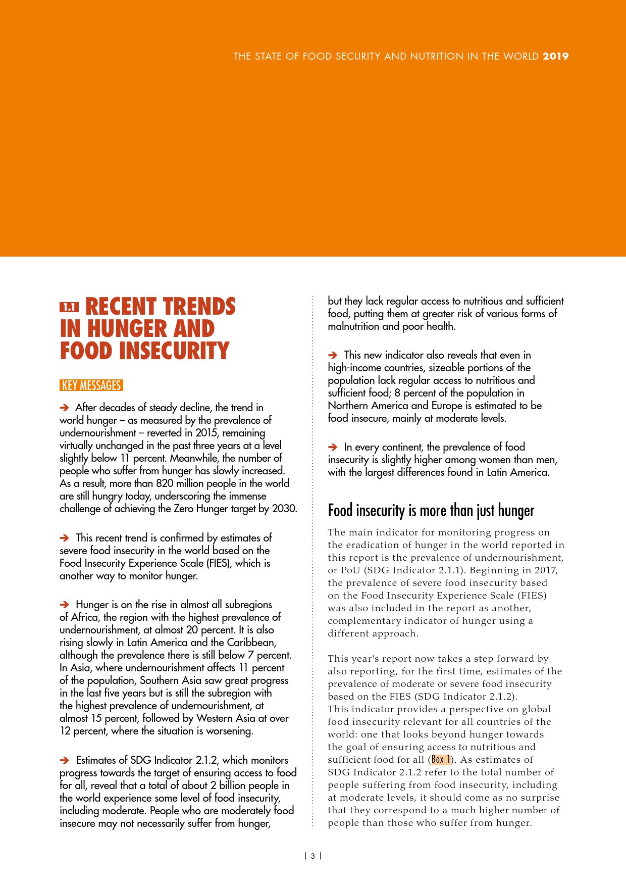 联合国粮农组织:2019年世界粮食安全和营养状况报告(239页)