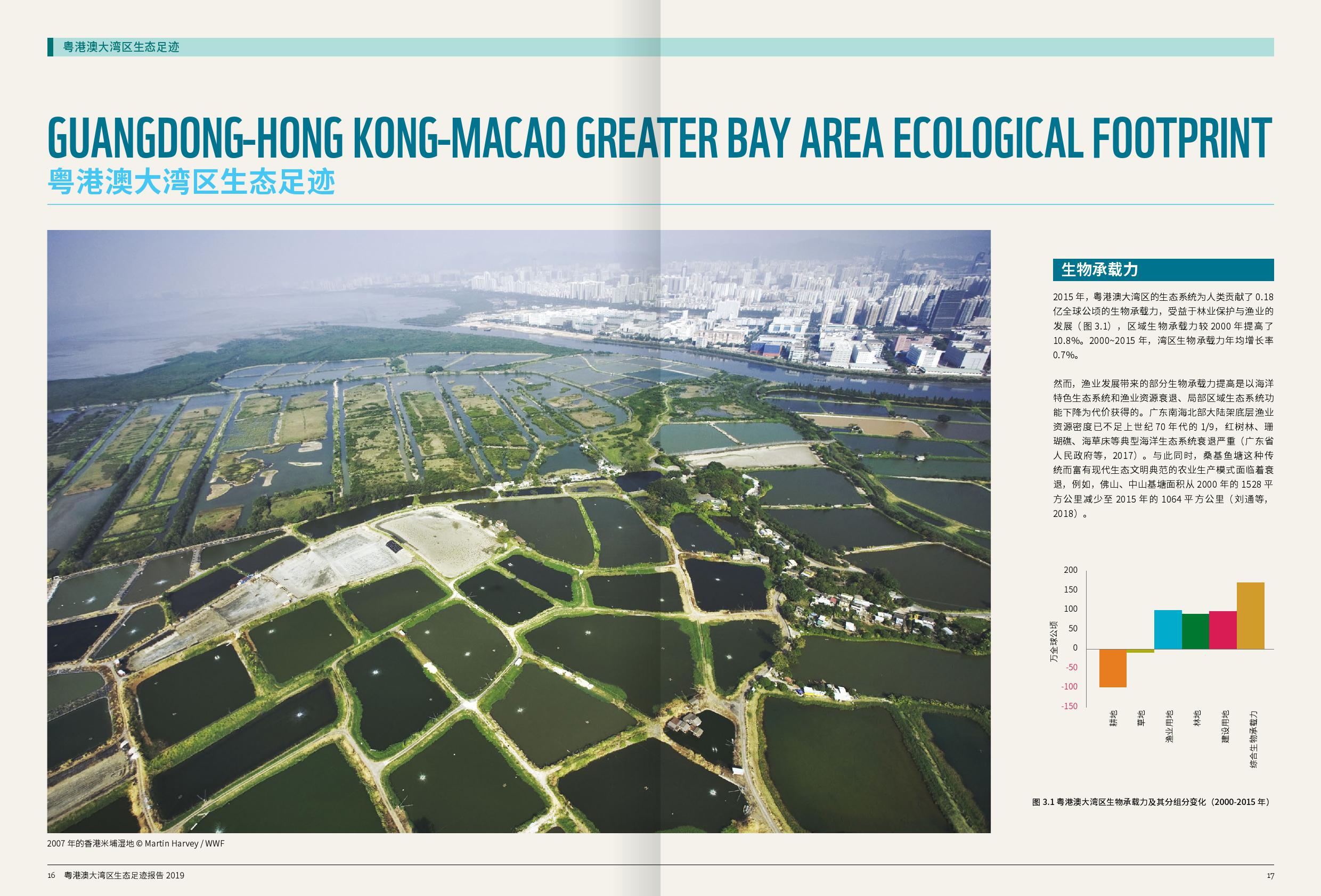 WWF：2019粤港澳大湾区生态足迹报告