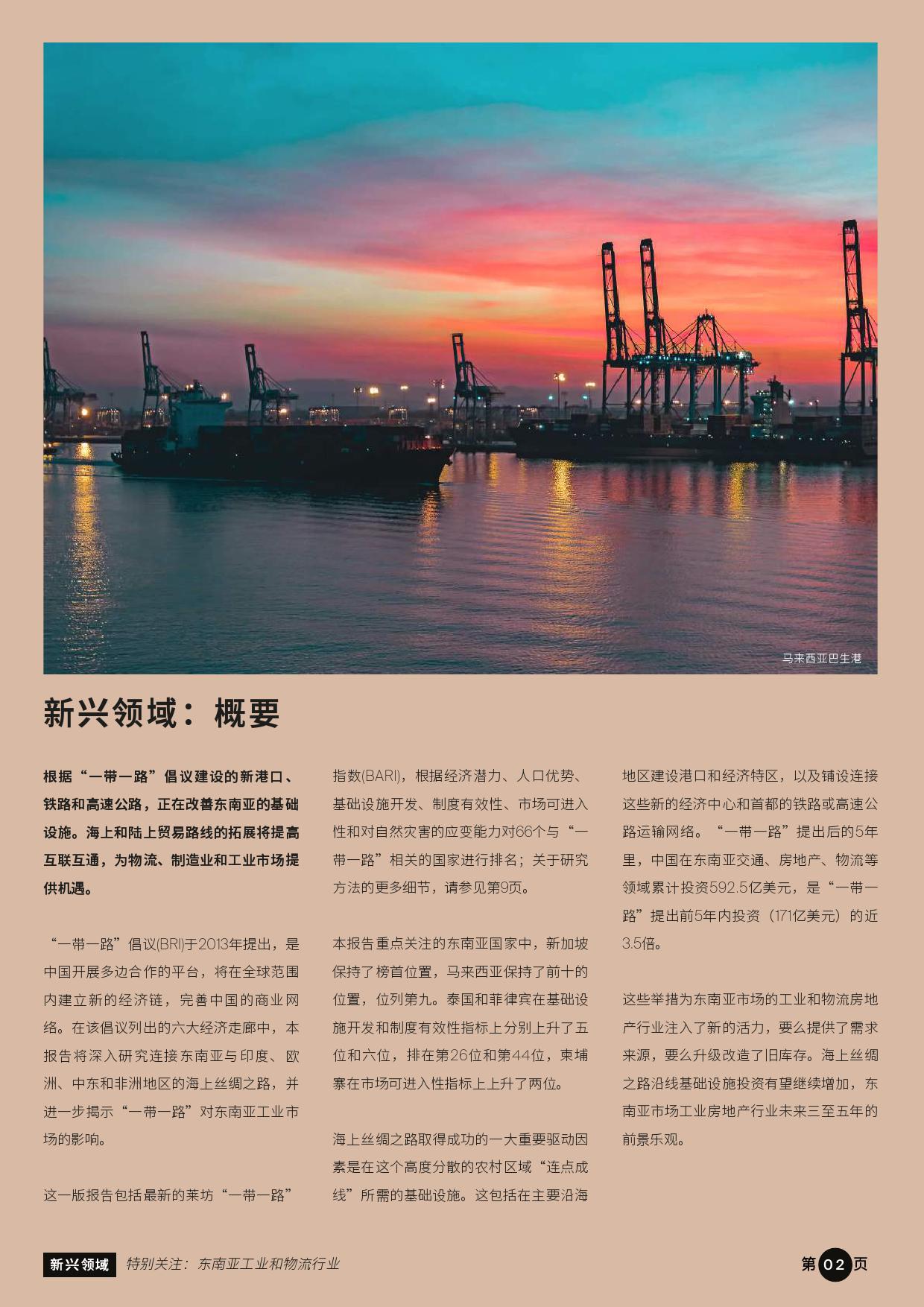 新兴领域：“一带一路”沿线房地产市场 机遇与展望