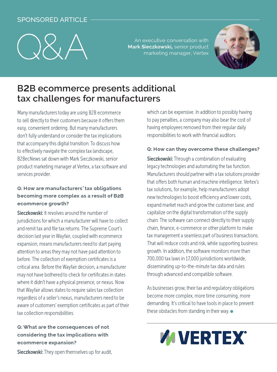 B2BecNews：2019年B2B制造商300调查