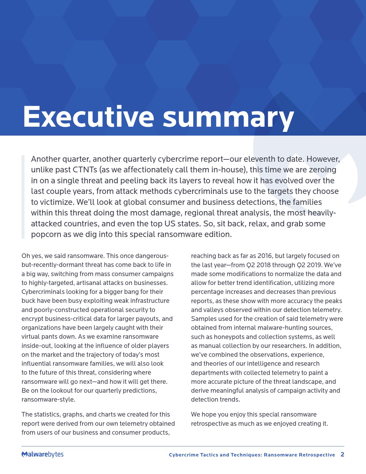 Malwarebytes:2019年勒索软件回顾报告