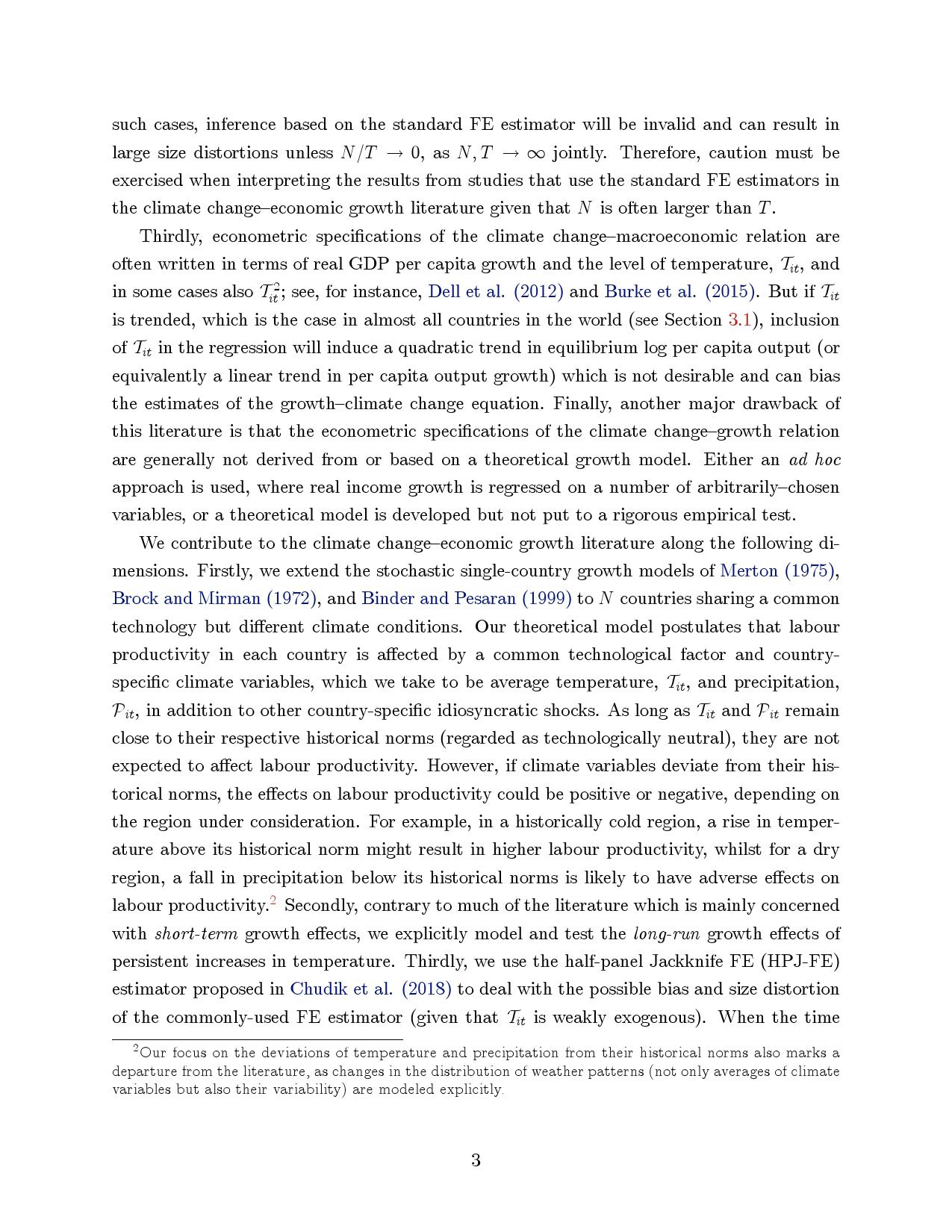 气候变化对宏观经济的长期影响：跨国分析