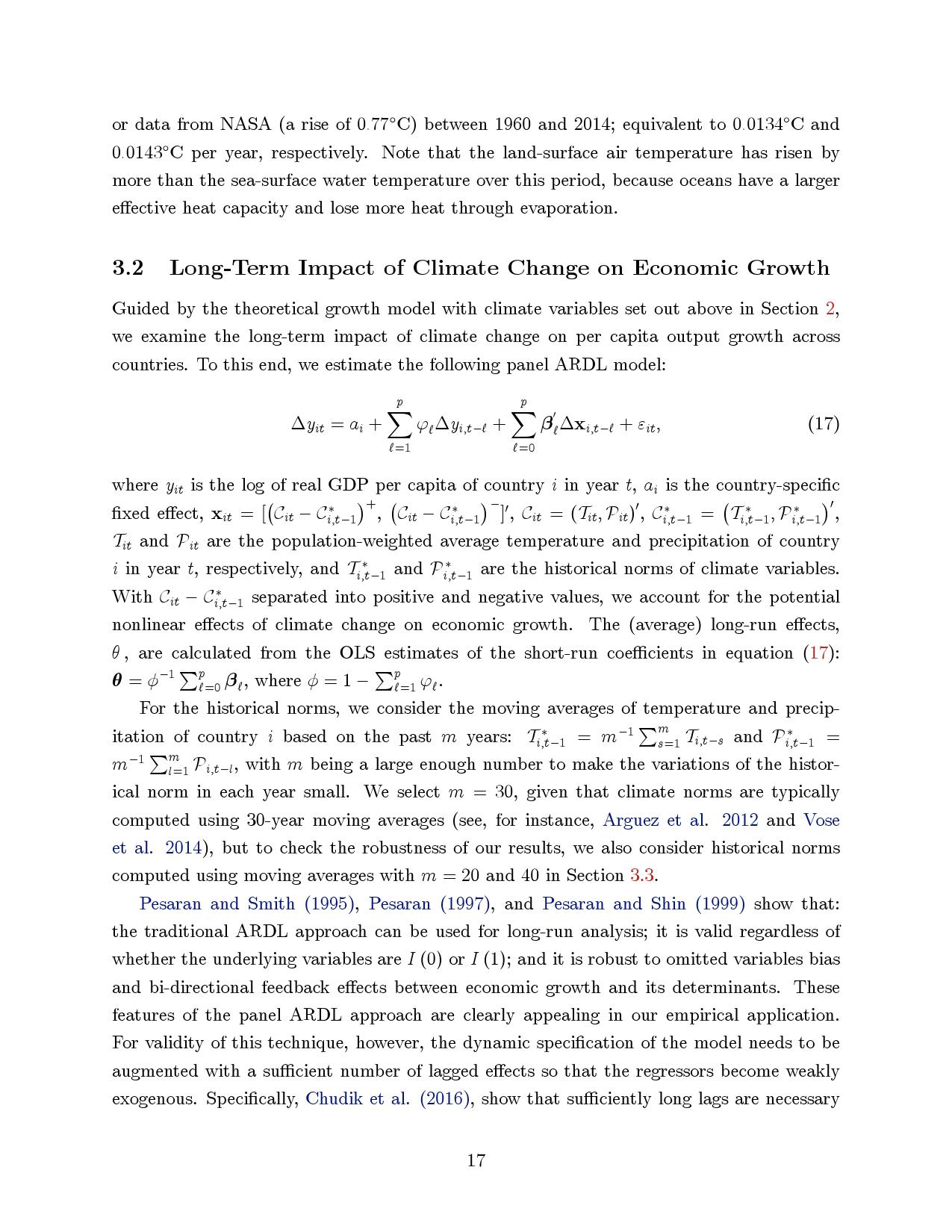 气候变化对宏观经济的长期影响：跨国分析