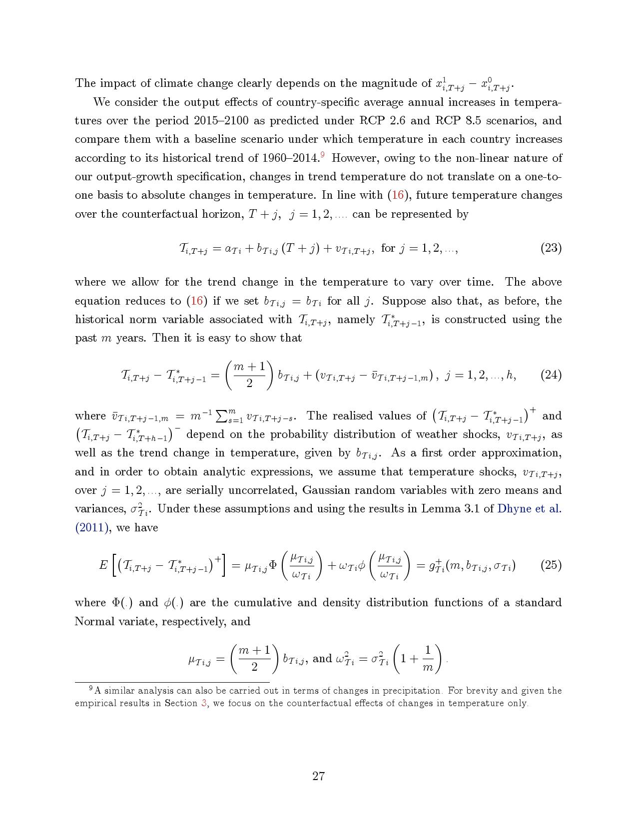 气候变化对宏观经济的长期影响：跨国分析