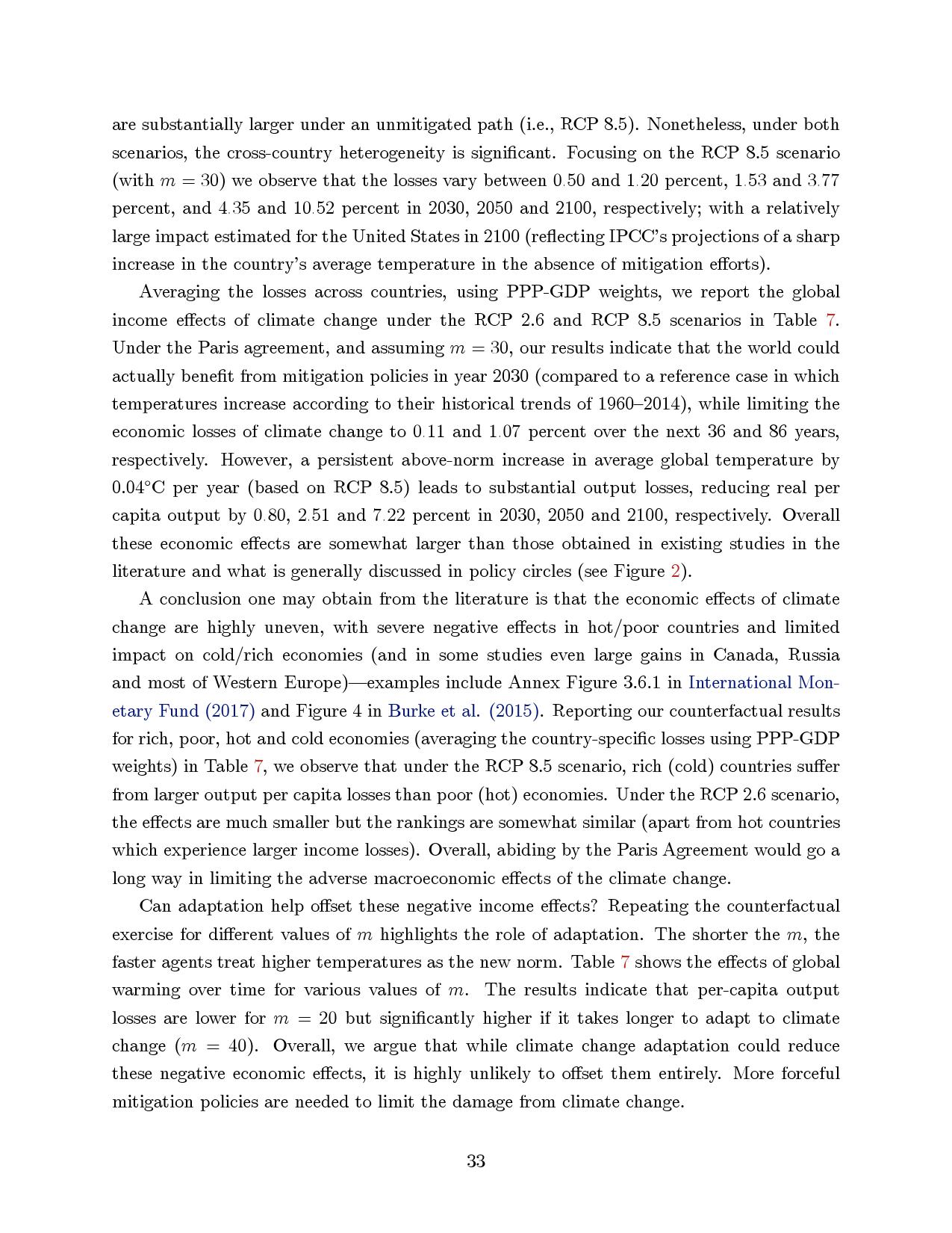 气候变化对宏观经济的长期影响：跨国分析