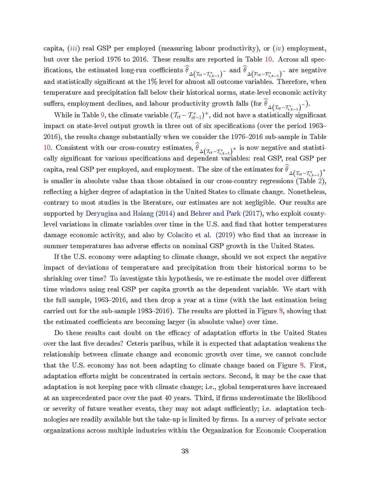 气候变化对宏观经济的长期影响：跨国分析