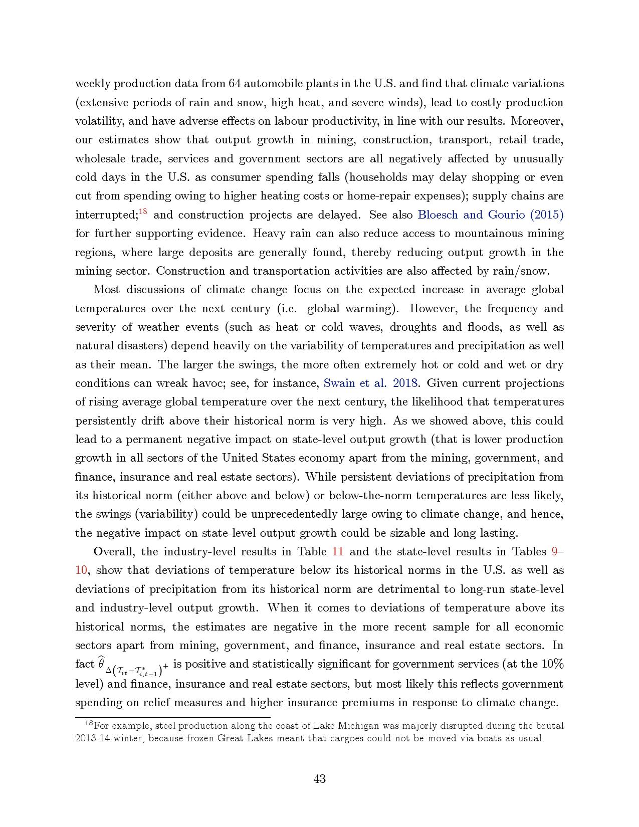 气候变化对宏观经济的长期影响：跨国分析