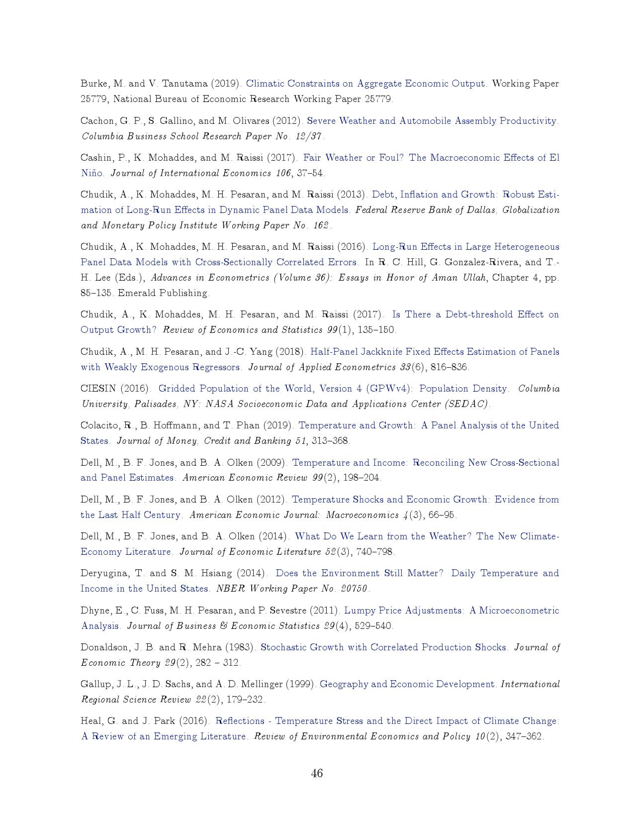气候变化对宏观经济的长期影响：跨国分析