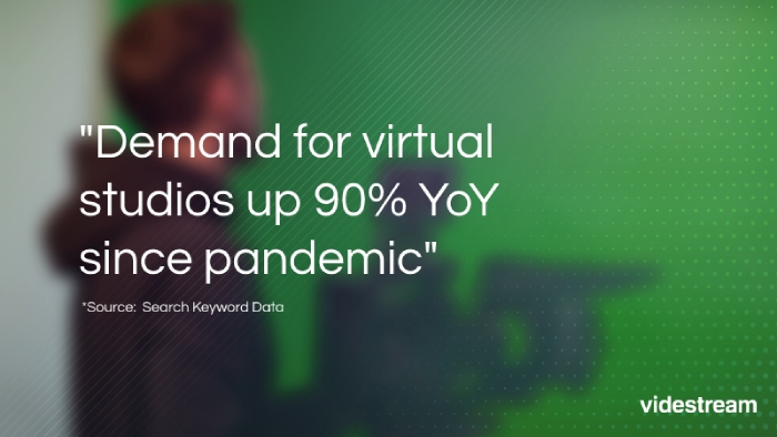 Videstream：研究显示疫情推动了对虚拟演播室的需求