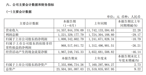 电动两轮车线上销冠！九号公司上半年营收143.6亿元 净赚10亿元