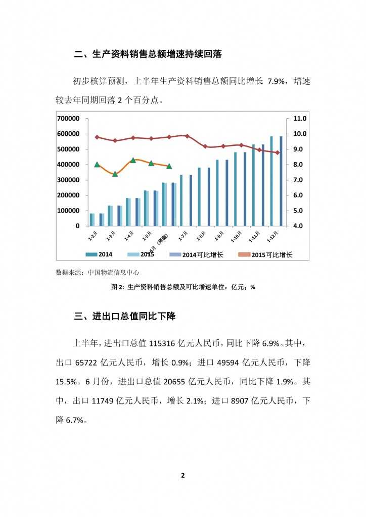 商务部：2015上半年中国商贸物流 运行报告_000005