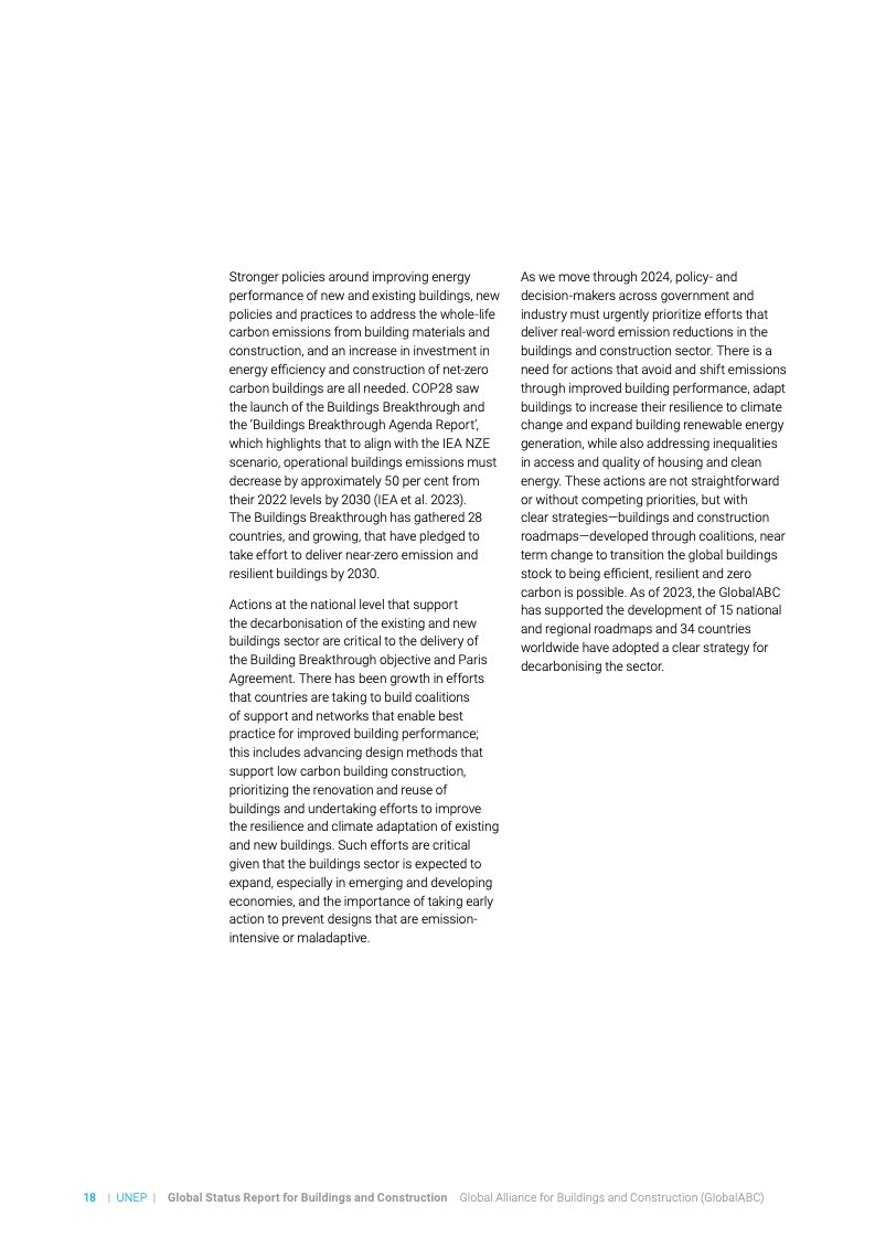 unep2023年全球建筑和施工状况报告